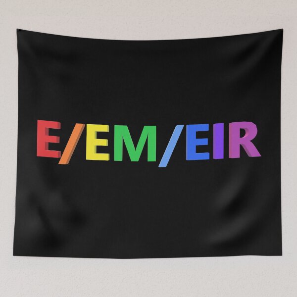 Item preview, E/Em/Eir Pronouns designed and sold by Spectrum Perspectives.