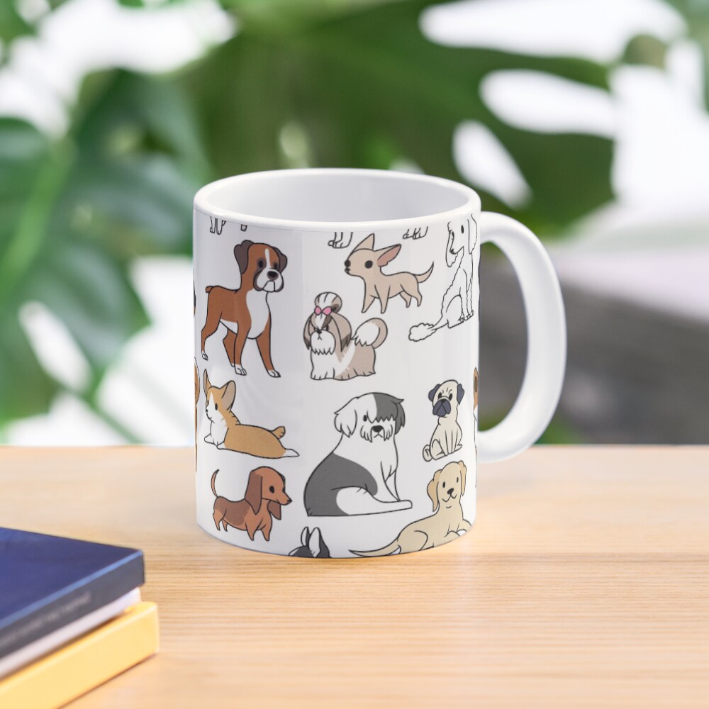 "Dogs" Coffee Mug for Sale by MinueCharm Redbubble