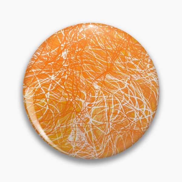 Item preview, Tangerine and white strings designed and sold by Diane Hunter Art.