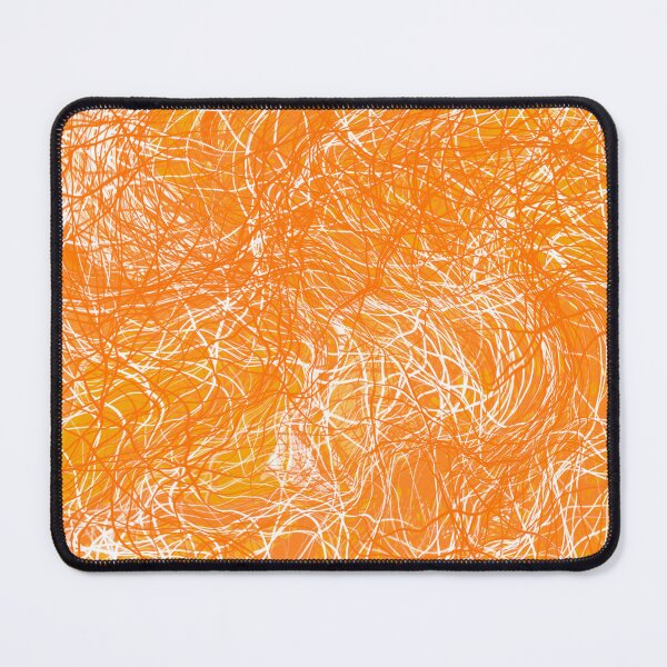Item preview, Tangerine and white strings designed and sold by Diane Hunter Art.
