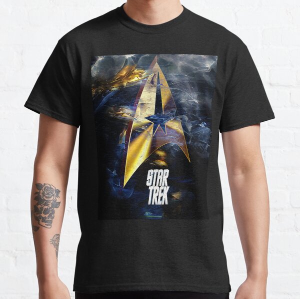 Star Wars t shirt Star Trek parody sci-fi funny Vintage shatner Style S-5XL blk 