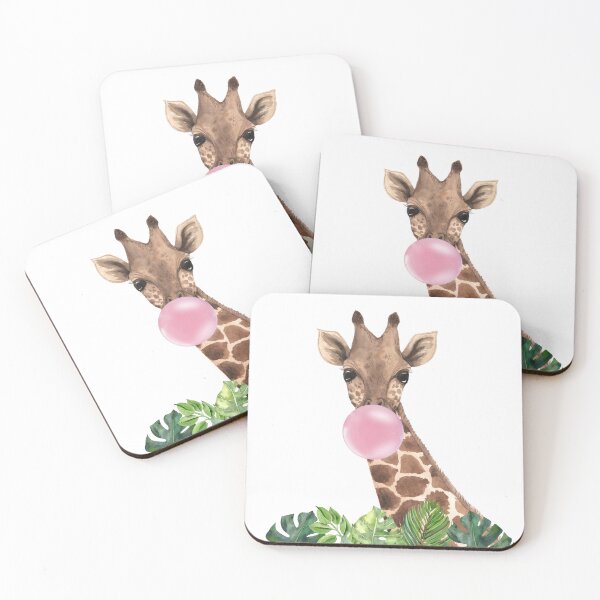 Item preview, Bubblegum Blowing Giraffe designed and sold by starrylite.