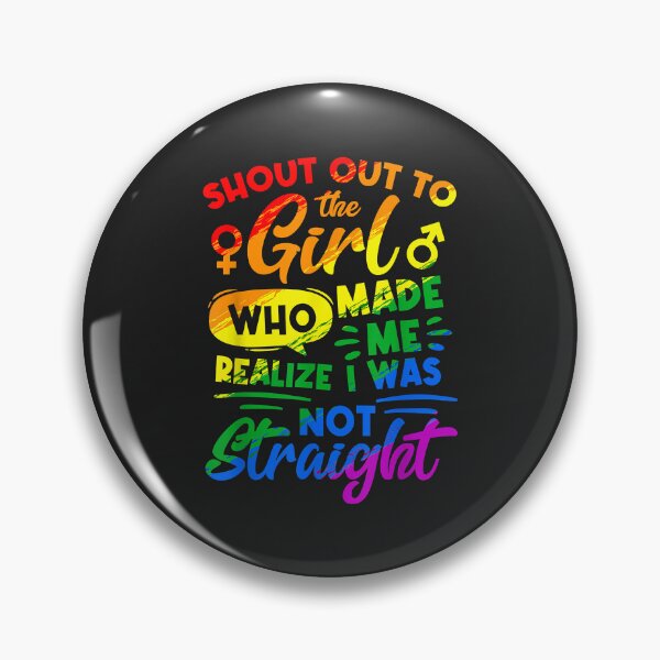 Item preview, Lesbian Gay LGBT Pride Shout Out To The Girl Funny Couple designed and sold by Corelli87.