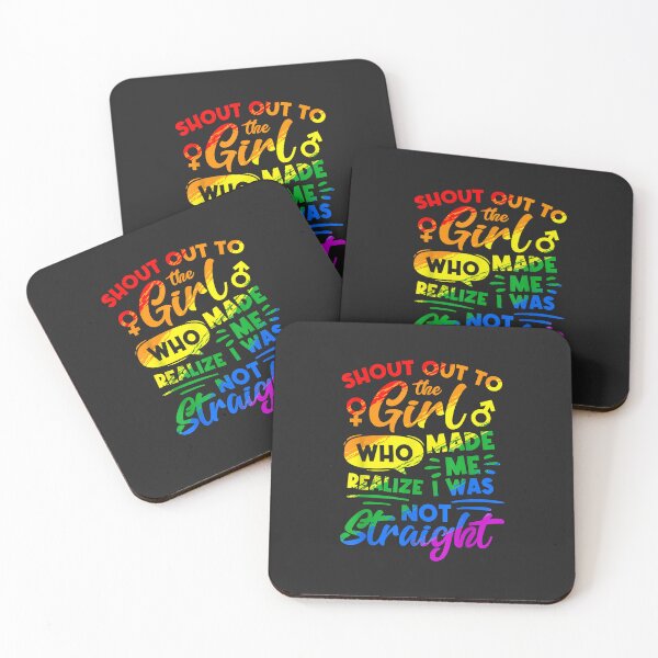 Item preview, Lesbian Gay LGBT Pride Shout Out To The Girl Funny Couple designed and sold by Corelli87.