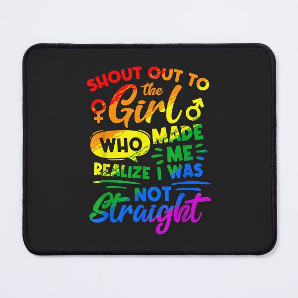 Item preview, Lesbian Gay LGBT Pride Shout Out To The Girl Funny Couple designed and sold by Corelli87.