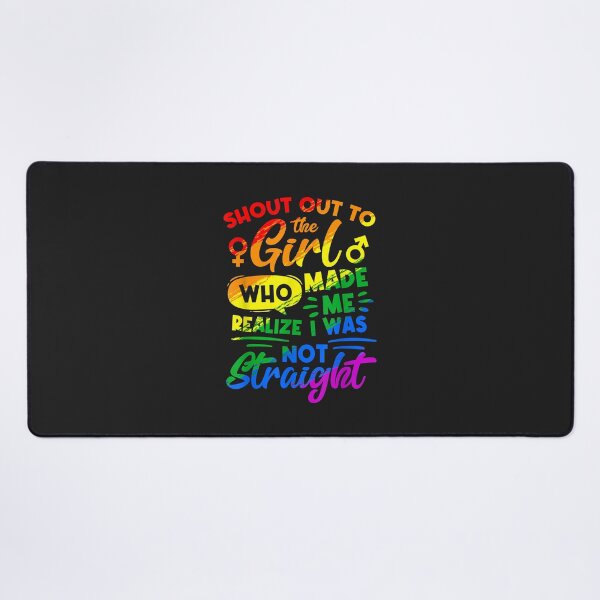 Item preview, Lesbian Gay LGBT Pride Shout Out To The Girl Funny Couple designed and sold by Corelli87.