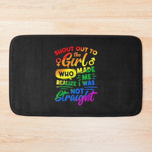 Item preview, Lesbian Gay LGBT Pride Shout Out To The Girl Funny Couple designed and sold by Corelli87.