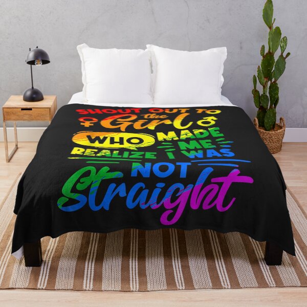 Item preview, Lesbian Gay LGBT Pride Shout Out To The Girl Funny Couple designed and sold by Corelli87.