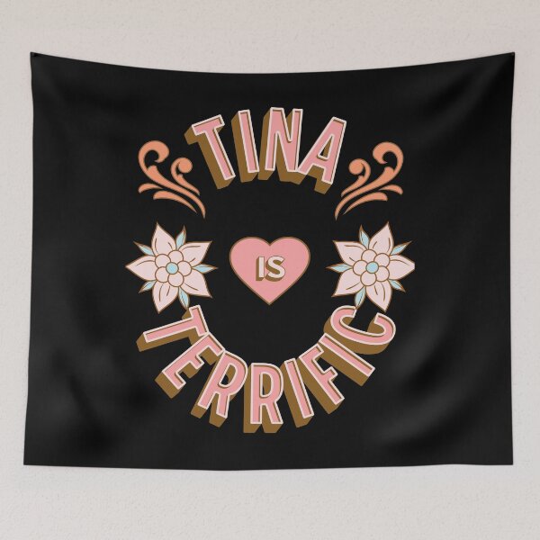 Item preview, Tina is Terrific - First Names - Birthday Gifts - Alliteration Fans designed and sold by epicthoughts.