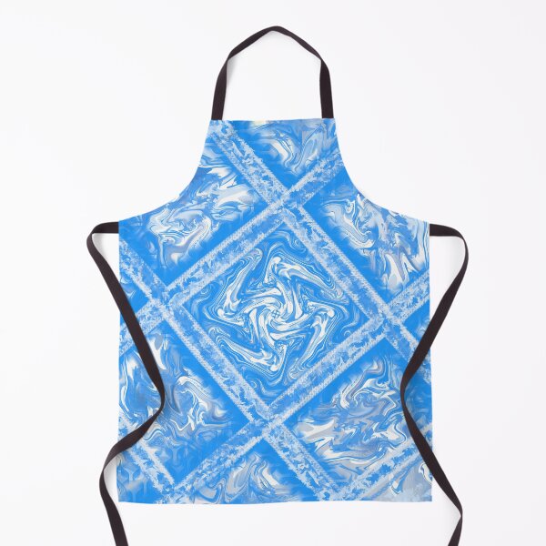 Item preview, Blue and white diamond swirl pattern designed and sold by Diane Hunter Art.
