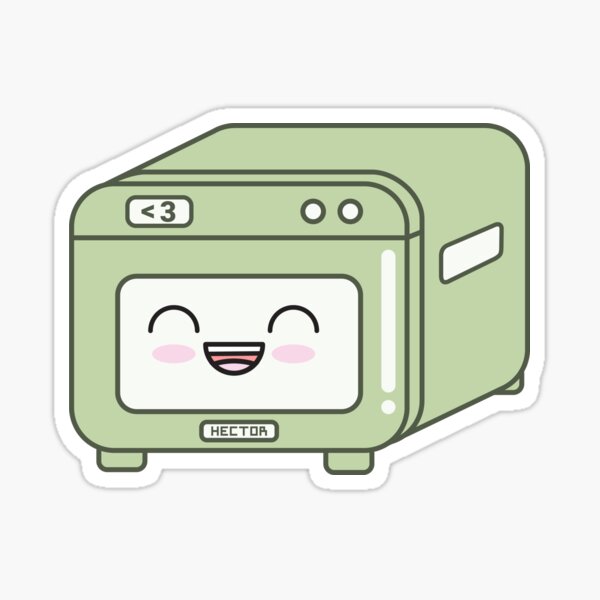 Kawaii Dehydrator / Toaster Oven Sticker