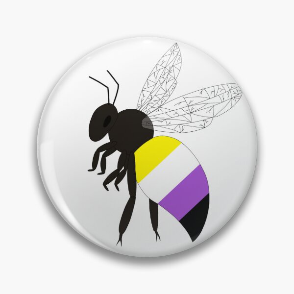 Artikelvorschau, pride bee Non Binary flag entworfen und verkauft von Springtrap164.