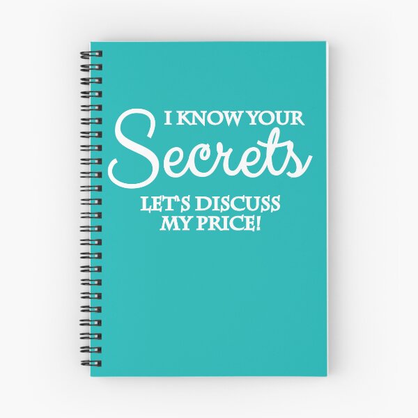 Item preview, I know your secrets. Let's discuss my price designed and sold by TrendyDesigns.