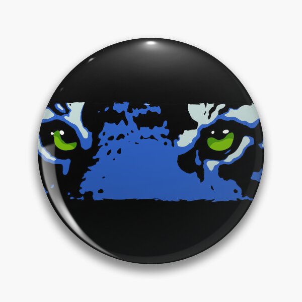 Aperçu de l'œuvre Blue Tiger Green Eyes créée et vendue par LaughinBones.