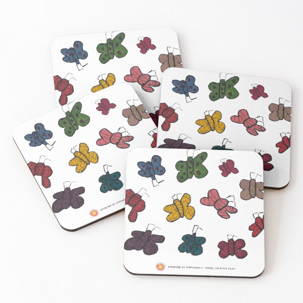 Item preview, Butterflies by Stephanie P. designed and sold by CreativeClayArt.