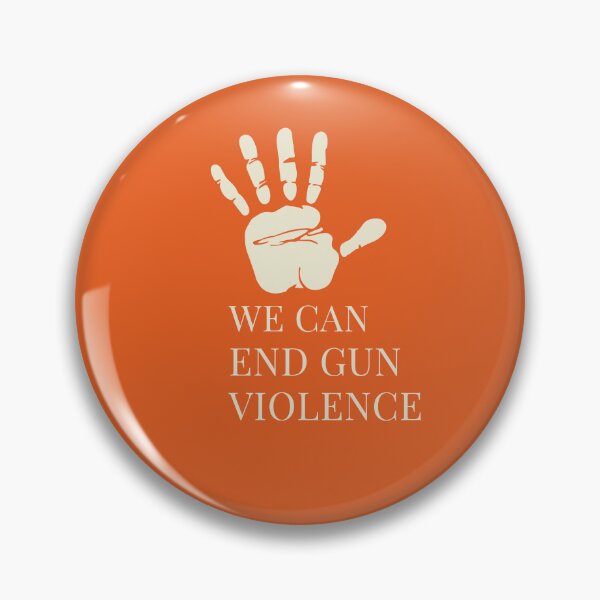 Item preview, Wear Orange Peace sign Enough End Gun Violence designed and sold by nabilolsky.