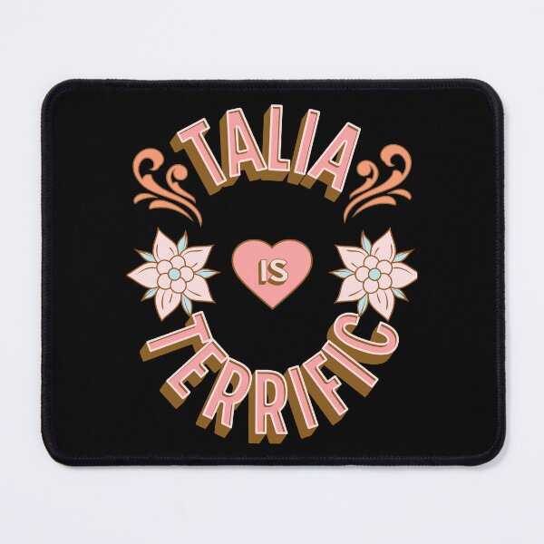 Item preview, Talia is Terrific - First Names - Birthday Gifts - Alliteration Fans designed and sold by epicthoughts.