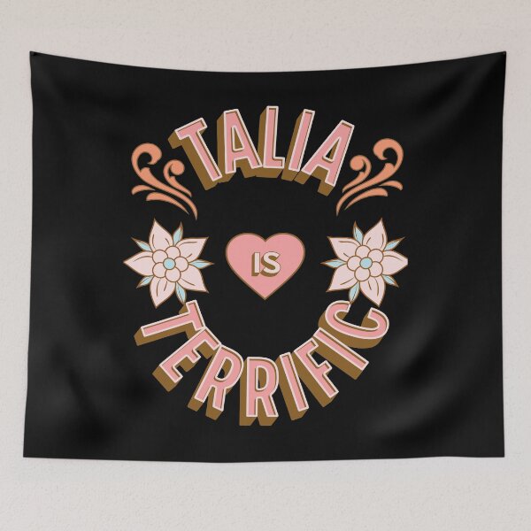 Item preview, Talia is Terrific - First Names - Birthday Gifts - Alliteration Fans designed and sold by epicthoughts.