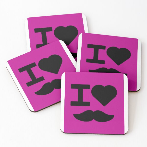 Item preview, I love Mustaches designed and sold by JZCustom Art Sales.