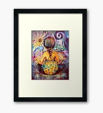 Rainbow Meditation Framed Print