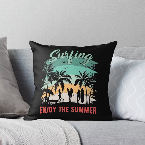 Item preview, Surfer gift - enjoy the summer, enjoy the summer t-shirt | surfer shirt, enjoy the summer painting, gift for surfers, surfing t-shirt tee designed and sold by illustramanshop.