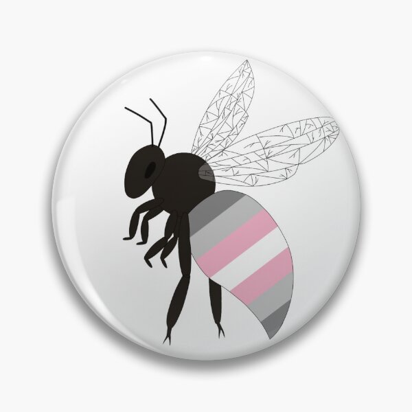 Artikelvorschau, pride bee Demi Girl flag entworfen und verkauft von Springtrap164.