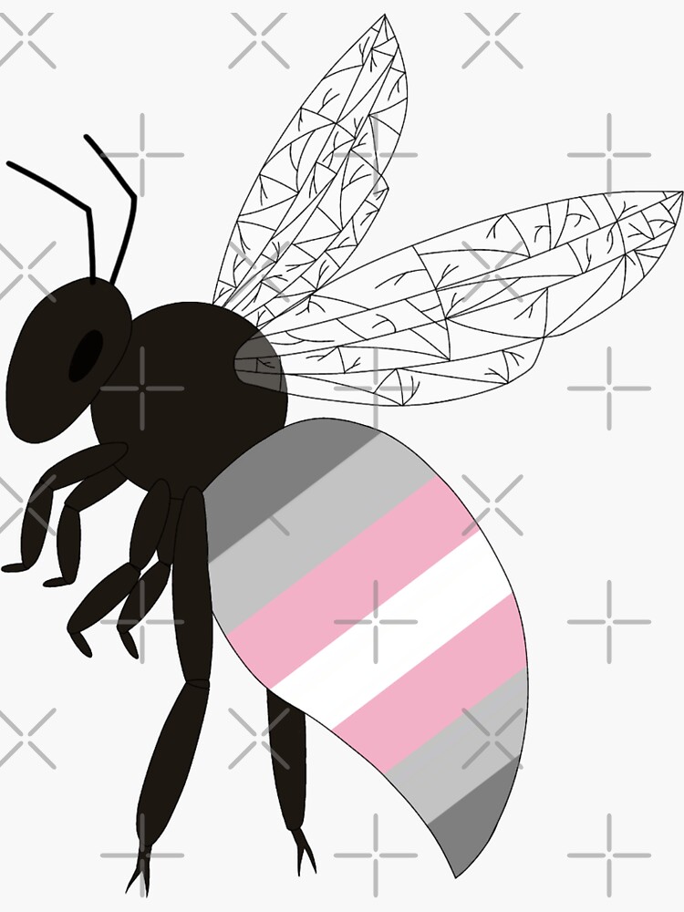 "pride bee Demi Girl flag" Sticker for Sale by Springtrap164 Redbubble
