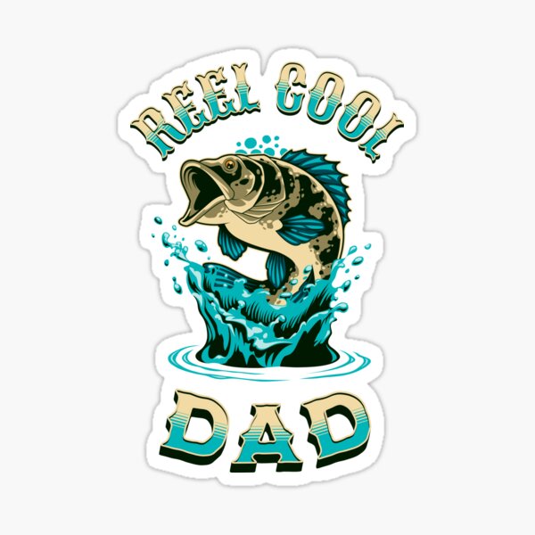 Reel Cool Dad Fishing Splash Magnet for Sale by TotalTrendsRUs