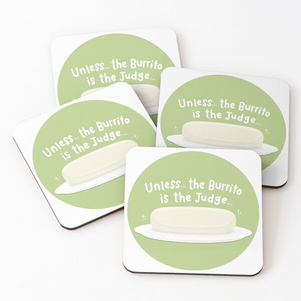 Item preview, The Good Place Burrito Judge designed and sold by cutermelon.