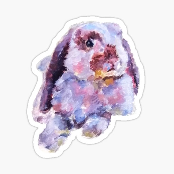 Vista previa del artículo con la obra «Pastel bunny», diseñado y vendido por Colleenartx.