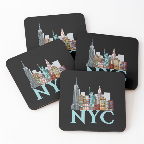 Item preview, NYC New York City Skyline Drawing designed and sold by joseartgel.