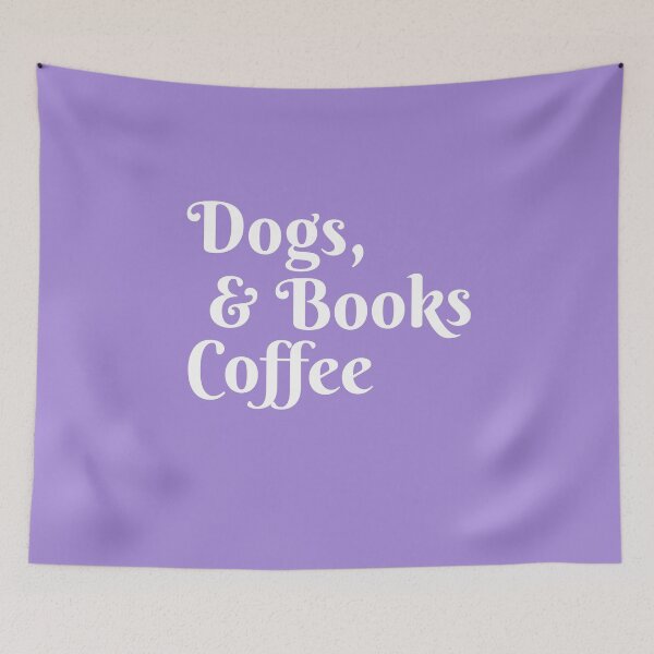 Item preview, Dogs, books and coffee designed and sold by TrendyDesigns.