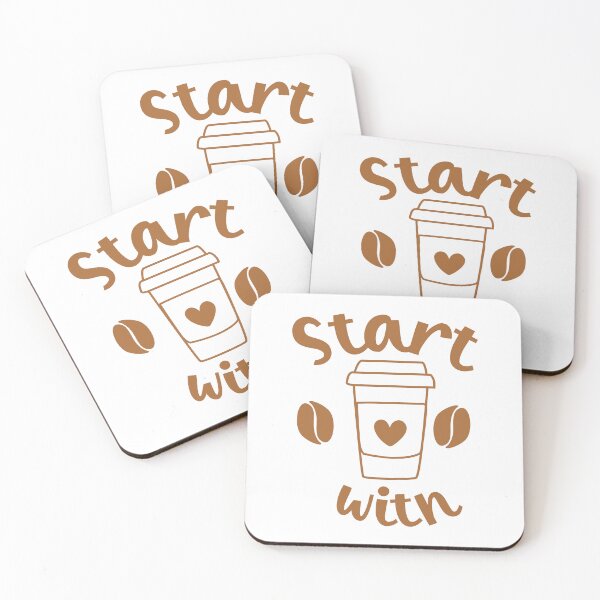 Item preview, Start with Coffee designed and sold by BlueDiamond-19.