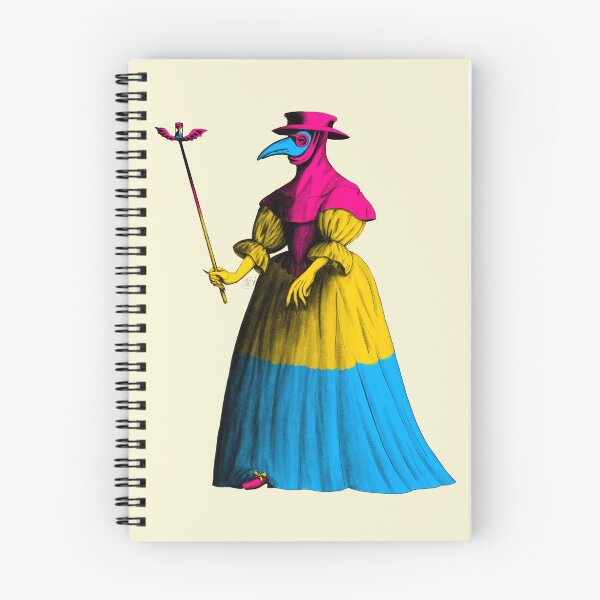 Item preview, Lady Plague Doctor (pansexual pride flag) designed and sold by Alex Tal.