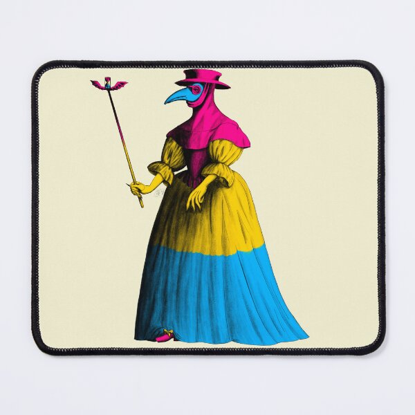 Item preview, Lady Plague Doctor (pansexual pride flag) designed and sold by Alex Tal.