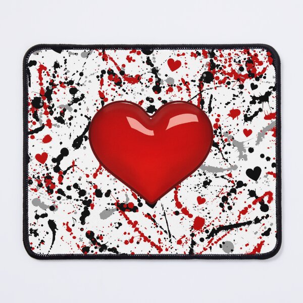 Item preview, Paint Splatter Hearts! designed and sold by davechi-stone.