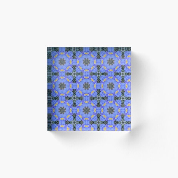 Artikelvorschau, Syringodea Longituba 1.4 - Blue Florets Octagon Pattern entworfen und verkauft von FRLF.
