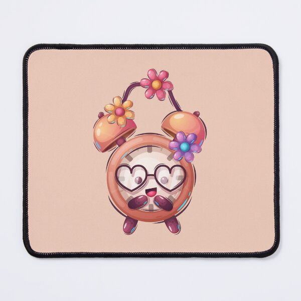 Artikelvorschau, Happy Clock , Cute Cartoon Child Drawing, Calm Colorful Illustration Art entworfen und verkauft von TinyBeezle.