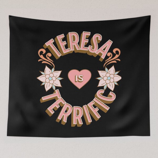 Item preview, Teresa is Terrific - First Names - Birthday Gifts - Alliteration Fans designed and sold by epicthoughts.