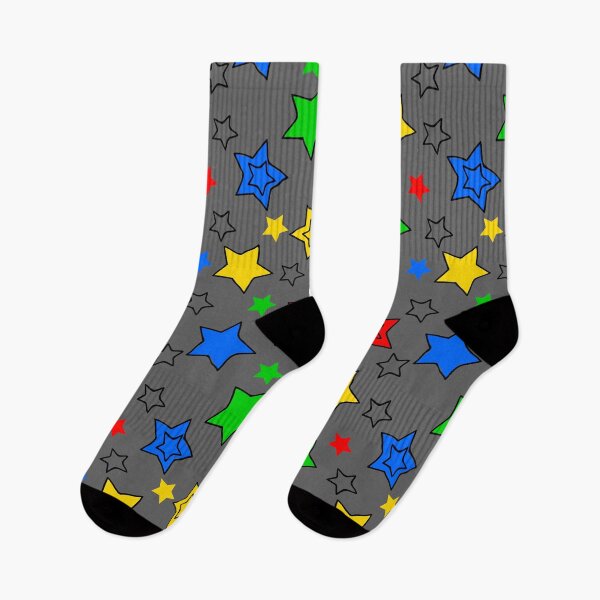 Item preview, Colorful stars pattern designed and sold by ReflectedCrafts.