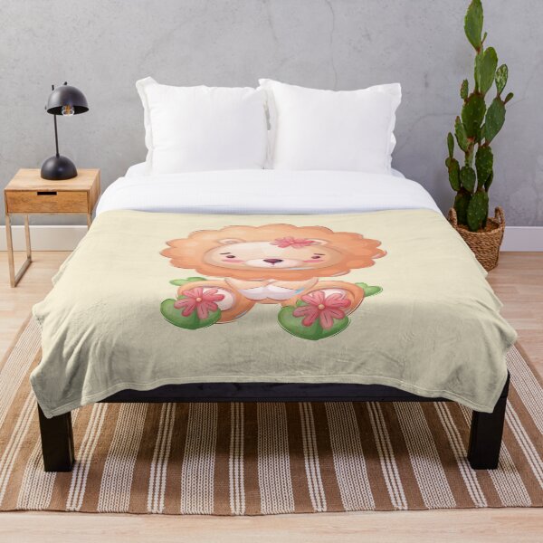 Item preview, Lion Girl, Cute Cartoon Child Drawing, Calm Colorful Illustration Art designed and sold by TinyBeezle.