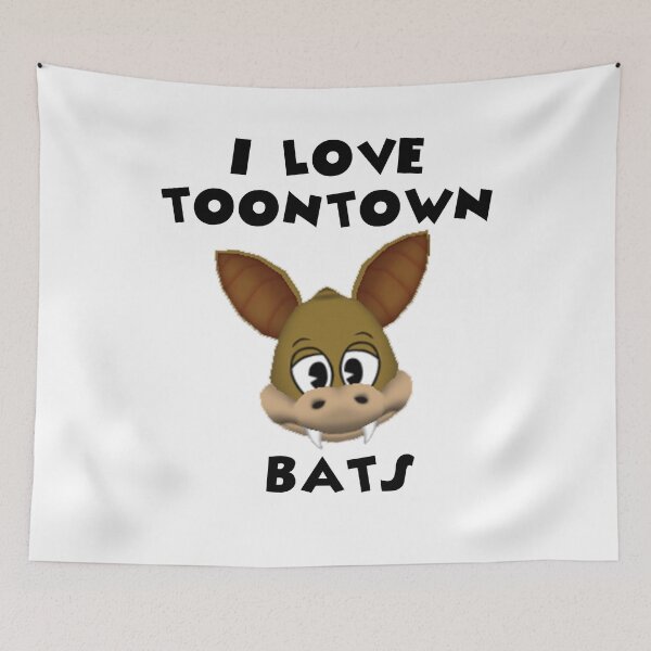 Item preview, I Love Toontown Bats designed and sold by TooningAround.