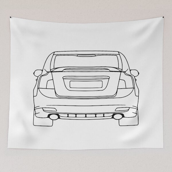 Item preview, S40 2007-2012 black lines designed and sold by EdimDesign.