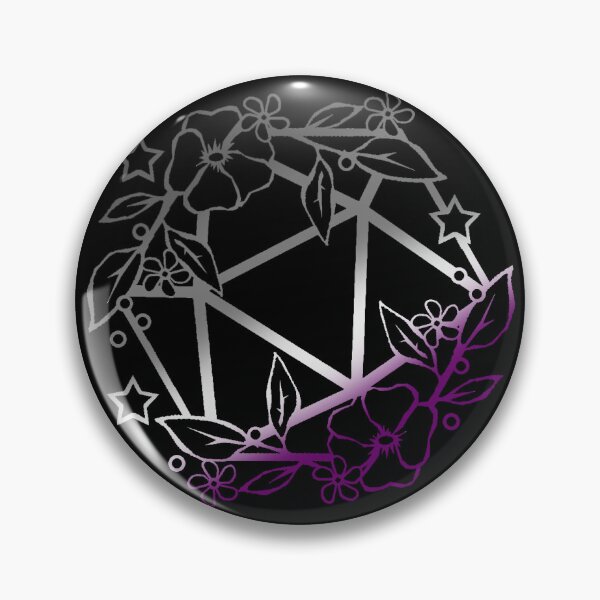 Artikelvorschau, Floral d20 Ace Pride entworfen und verkauft von rockgem.