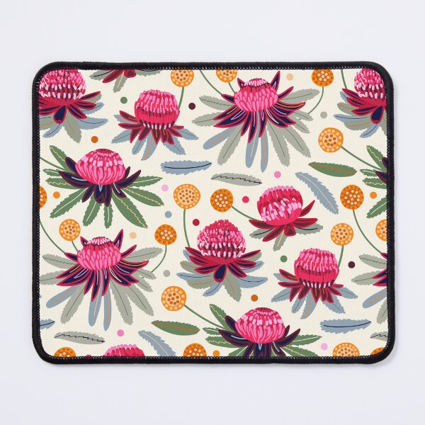 Item preview, Waratahs and Craspedia (Cream)  designed and sold by TigaTiga.