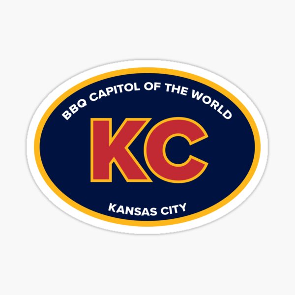 Kansas City Barbeque Society KCBS BBQ US Logo Bumper Sticker Sticker Decal OVAL