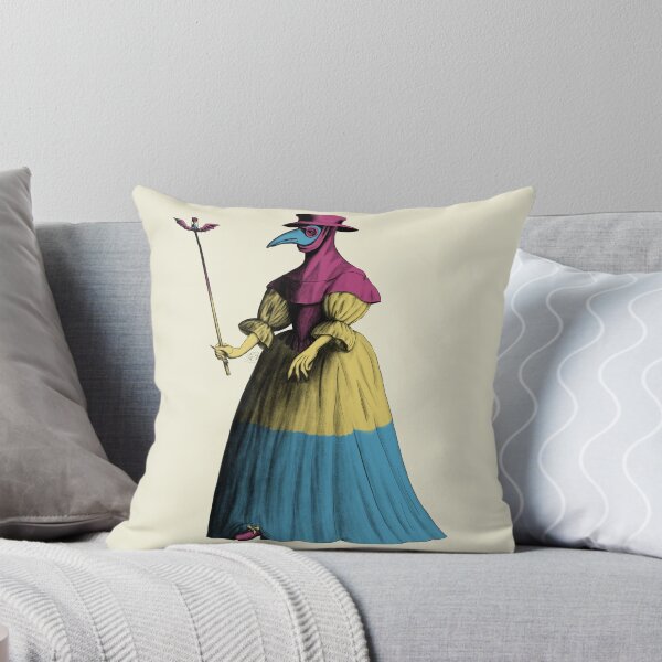 Item preview, Antique Lady Plague Doctor (pansexual pride flag) designed and sold by Alex Tal.
