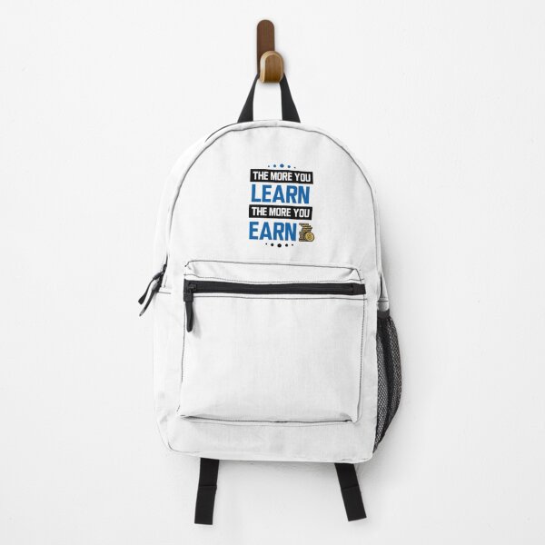 Item preview, The more you learn the more you earn - v4 (Black and Blue) designed and sold by ResuWreck.
