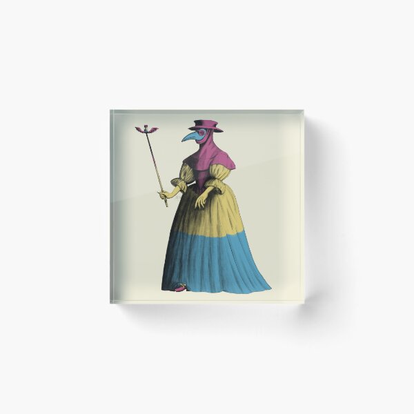 Item preview, Antique Lady Plague Doctor (pansexual pride flag) designed and sold by Alex Tal.