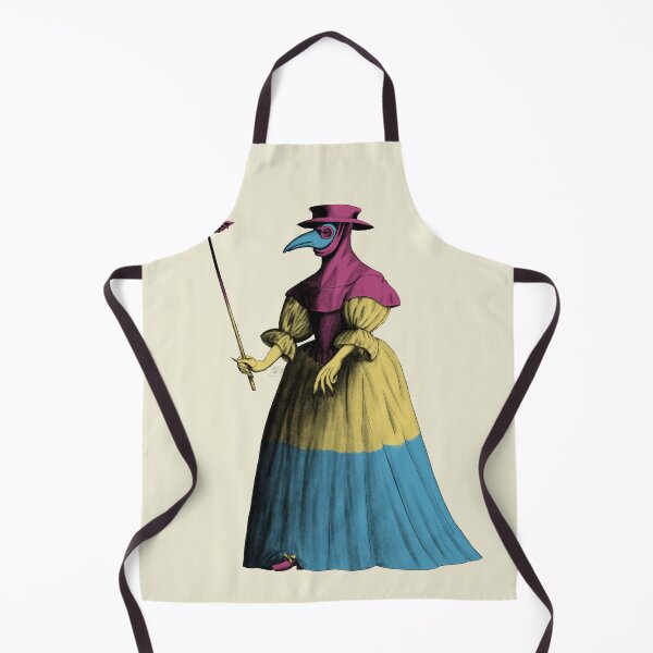 Item preview, Antique Lady Plague Doctor (pansexual pride flag) designed and sold by Alex Tal.